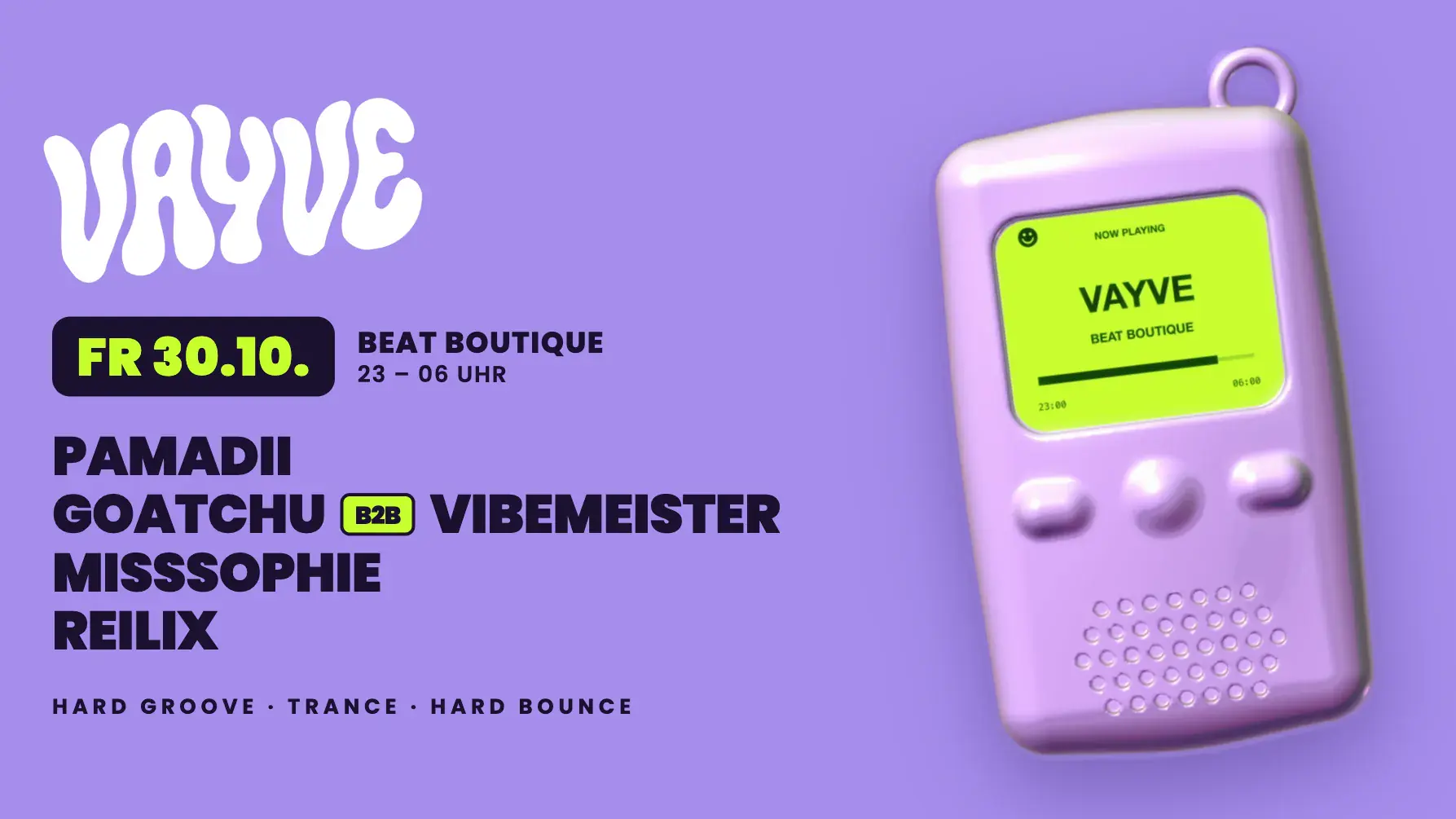 VAYVE goes Beat Boutique