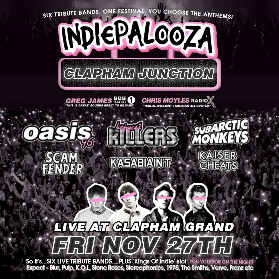 Indiepalooza Festival: Kopycat Killers v Scam Fender v Subarctic Monkeys v Oasis96