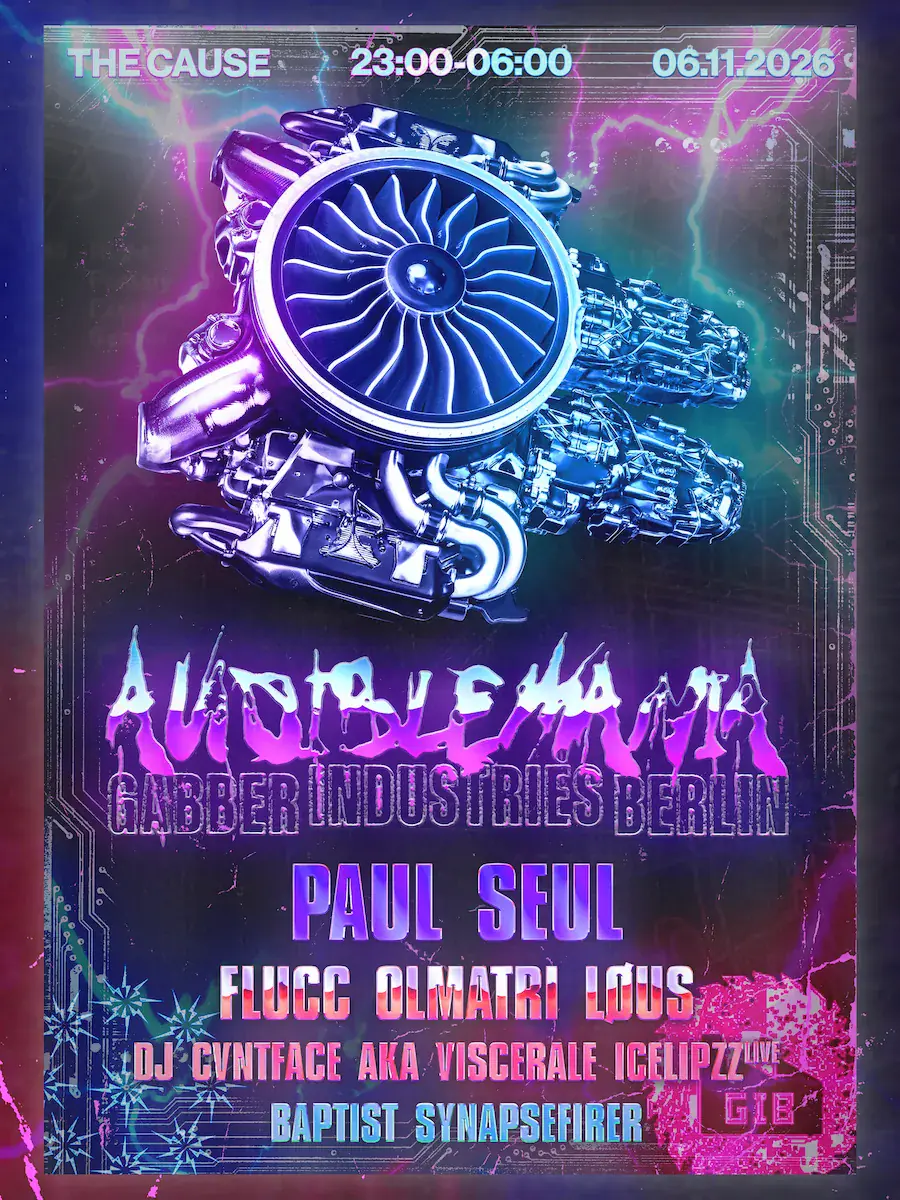 Audible Mania presenta: Gabber Industries Berlin