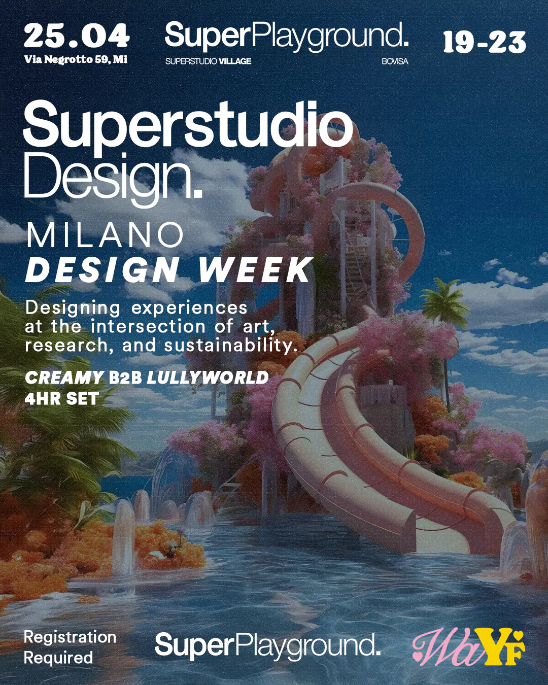 Superplayground x Somos tus amigos — Semana del Diseño de Milán