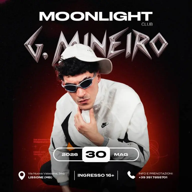 MOONLIGHT – Special Guest G.MINEIRO- 30 MAY 2026