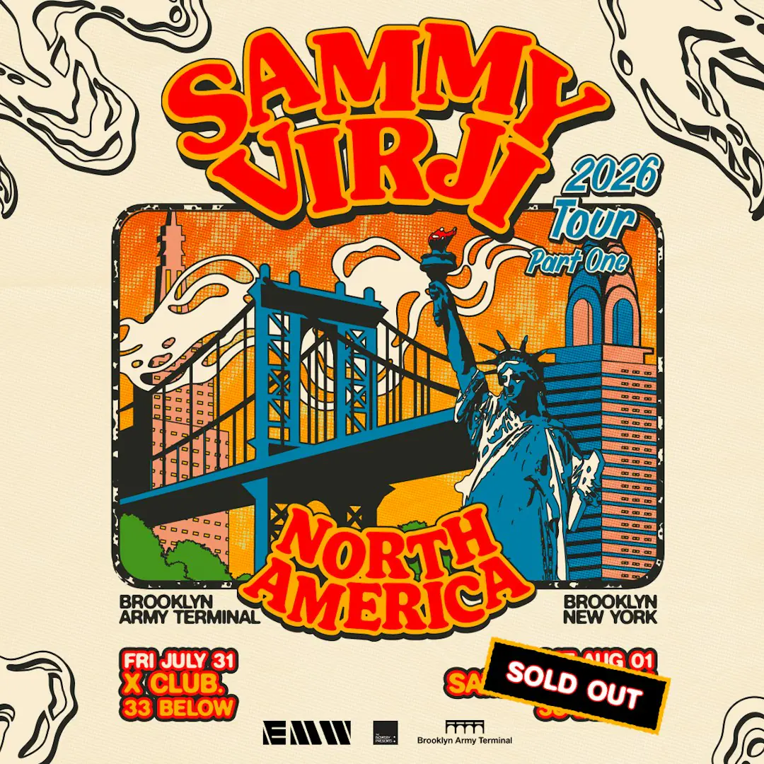 Sammy Virji North America Tour 2026 Part 1 (Saturday) SOLD OUT