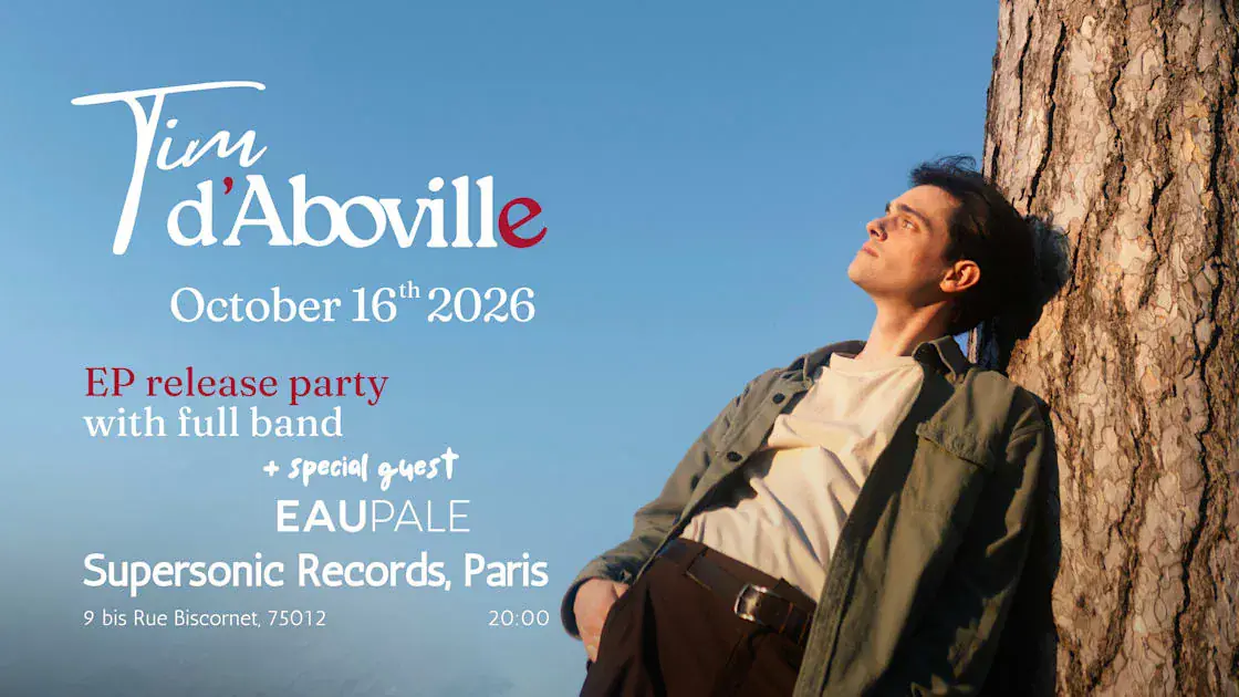Fiesta de lanzamiento del EP de Tim d’Aboville (con banda completa)