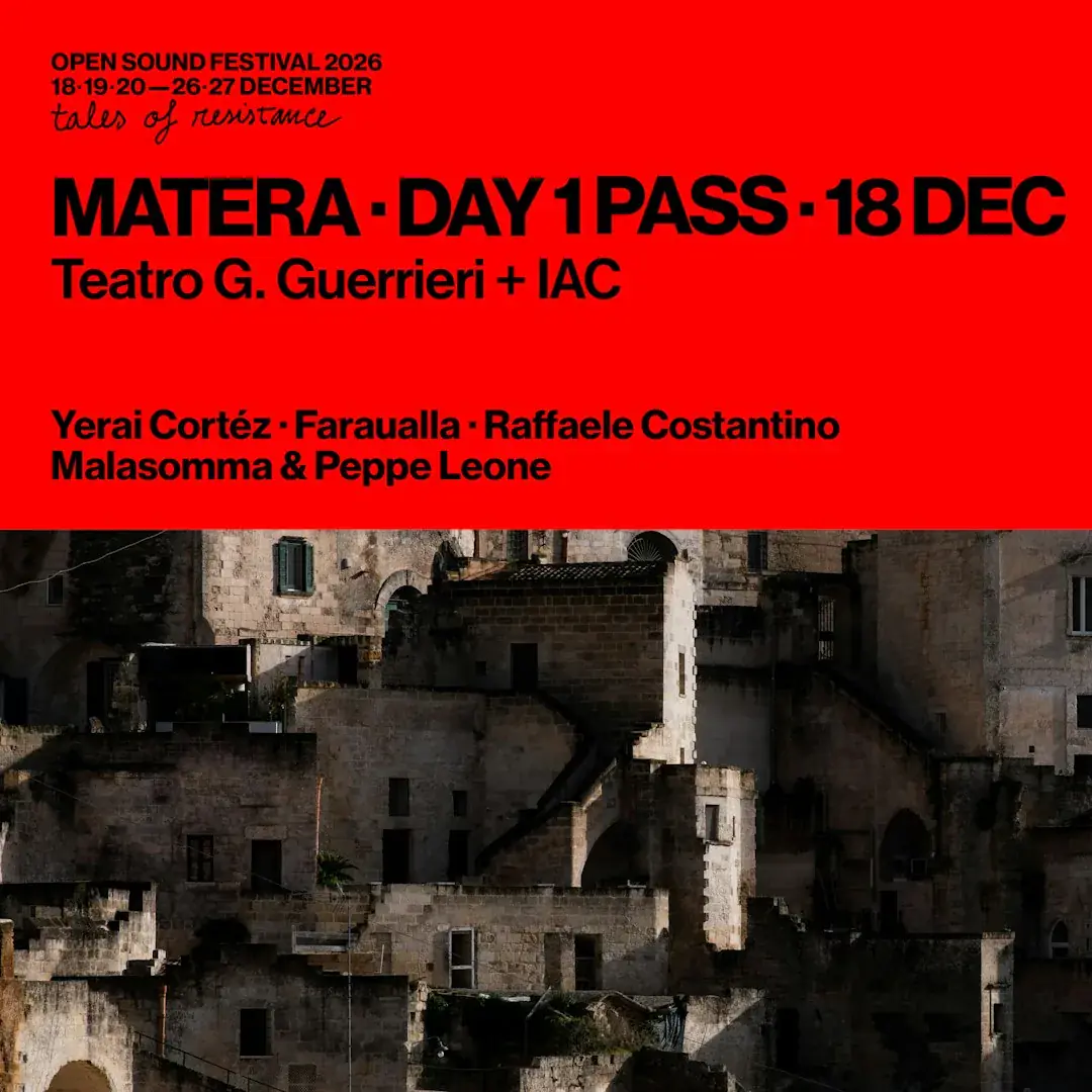TAGESPASS – Matera – Open Sound Festival 2026