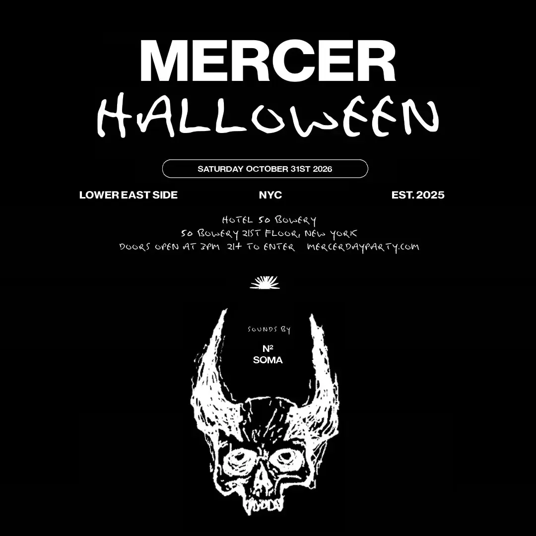 Mercer Halloween at the Crown Rooftop — Oct 31