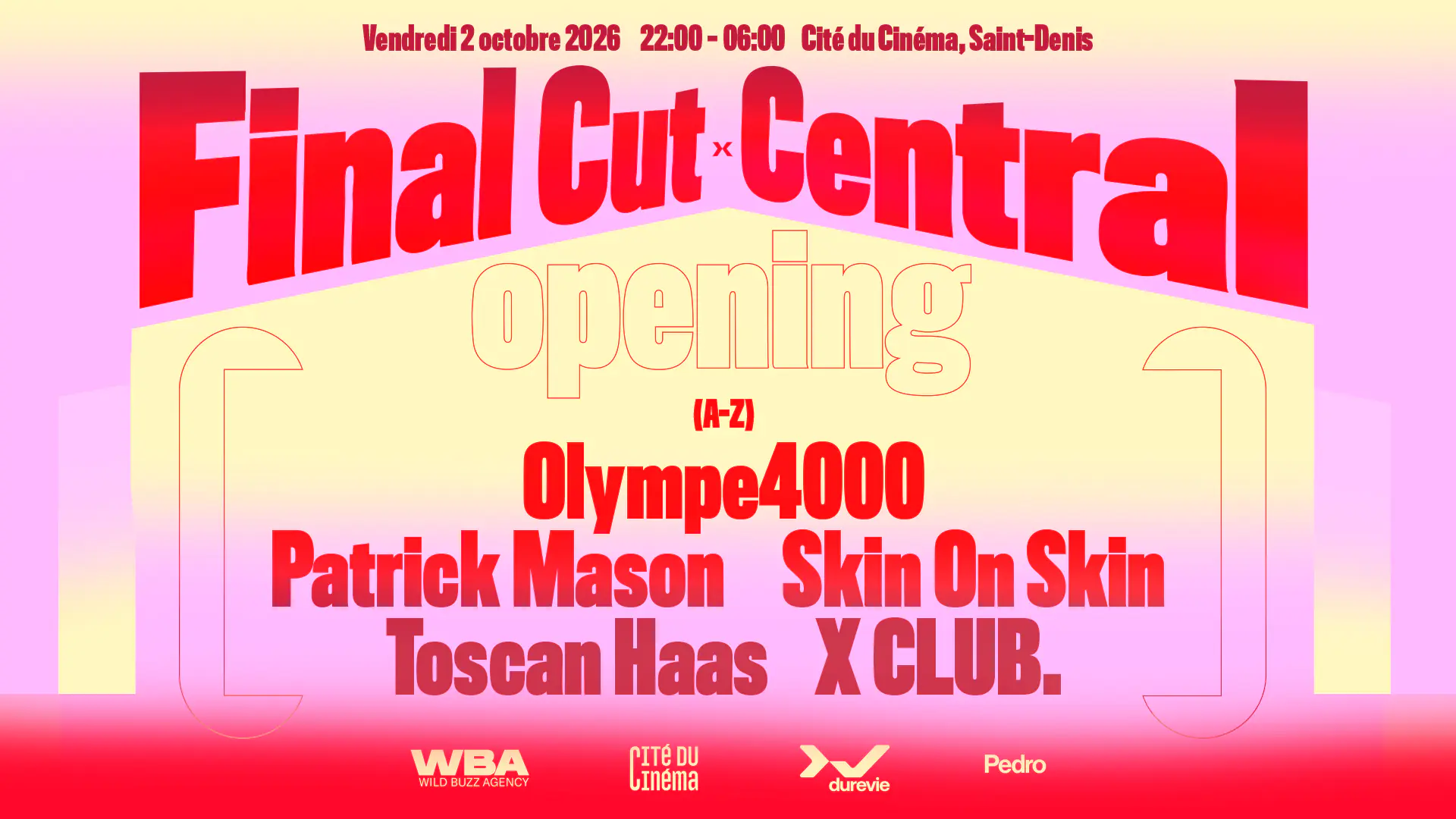 Central X Final Cut W / Patrick Mason, Skin On Skin, X Club