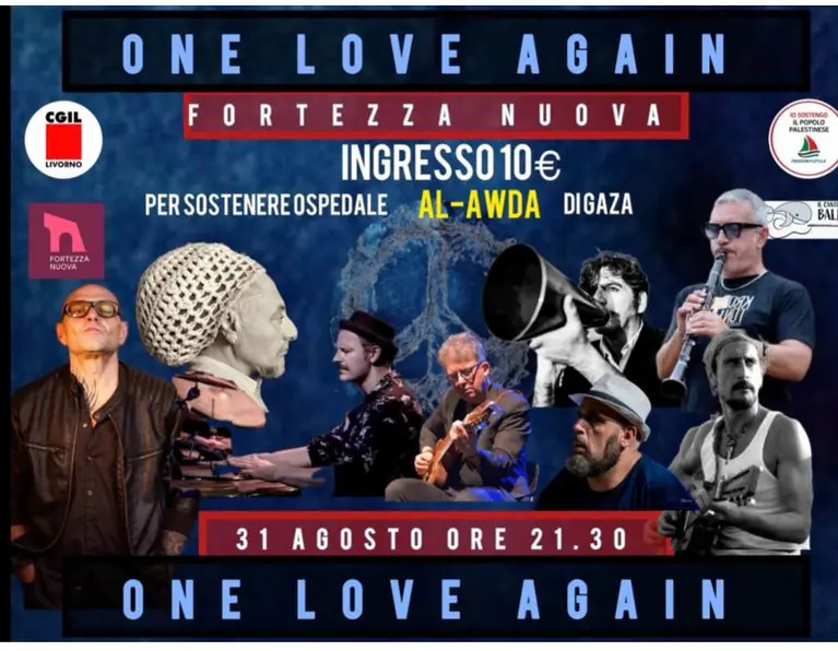 One Love AGAIN per Ospedale di Gaza