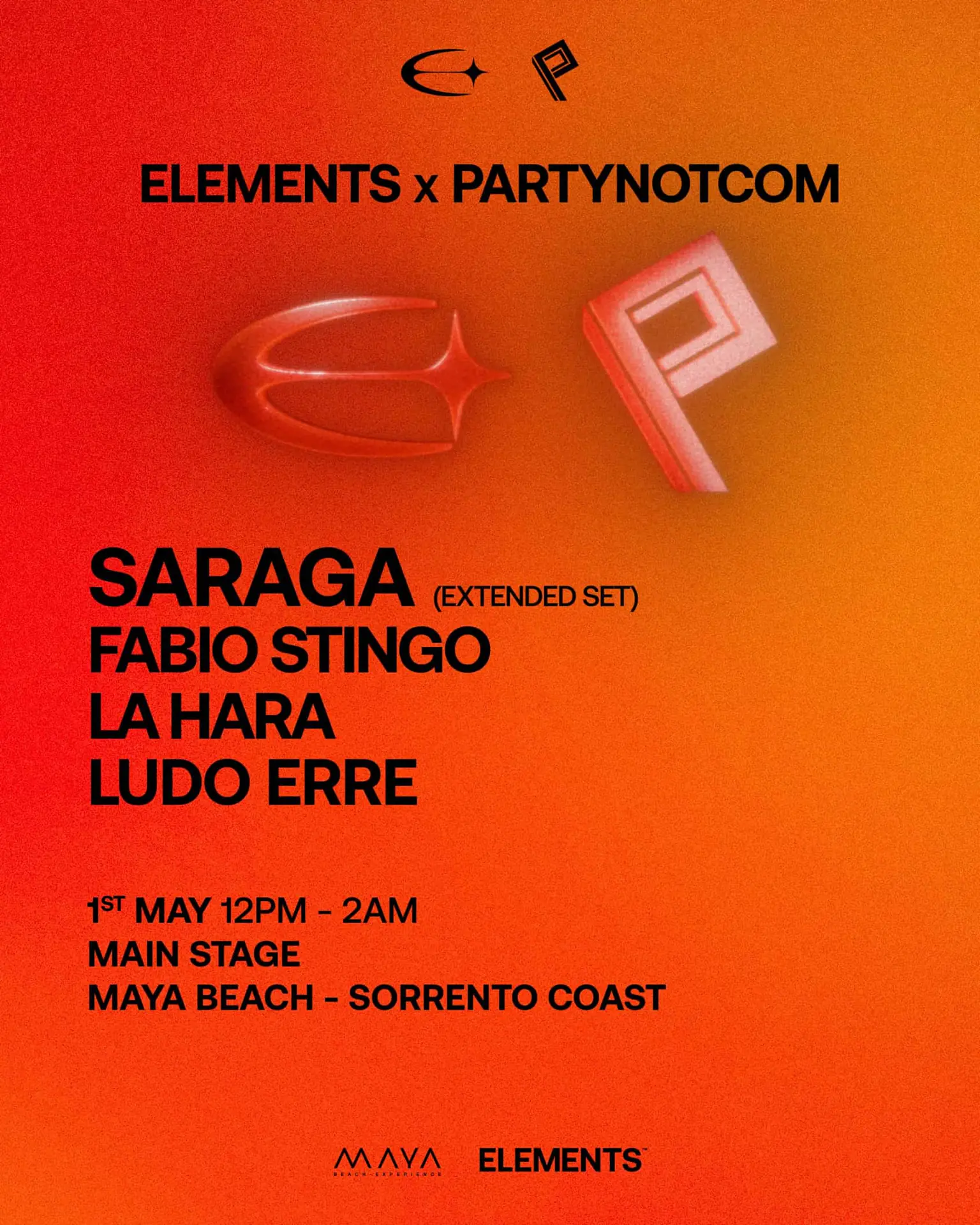 ELEMENTS X PARTYNOTCOM – Saraga (ERWEITERTES SET)