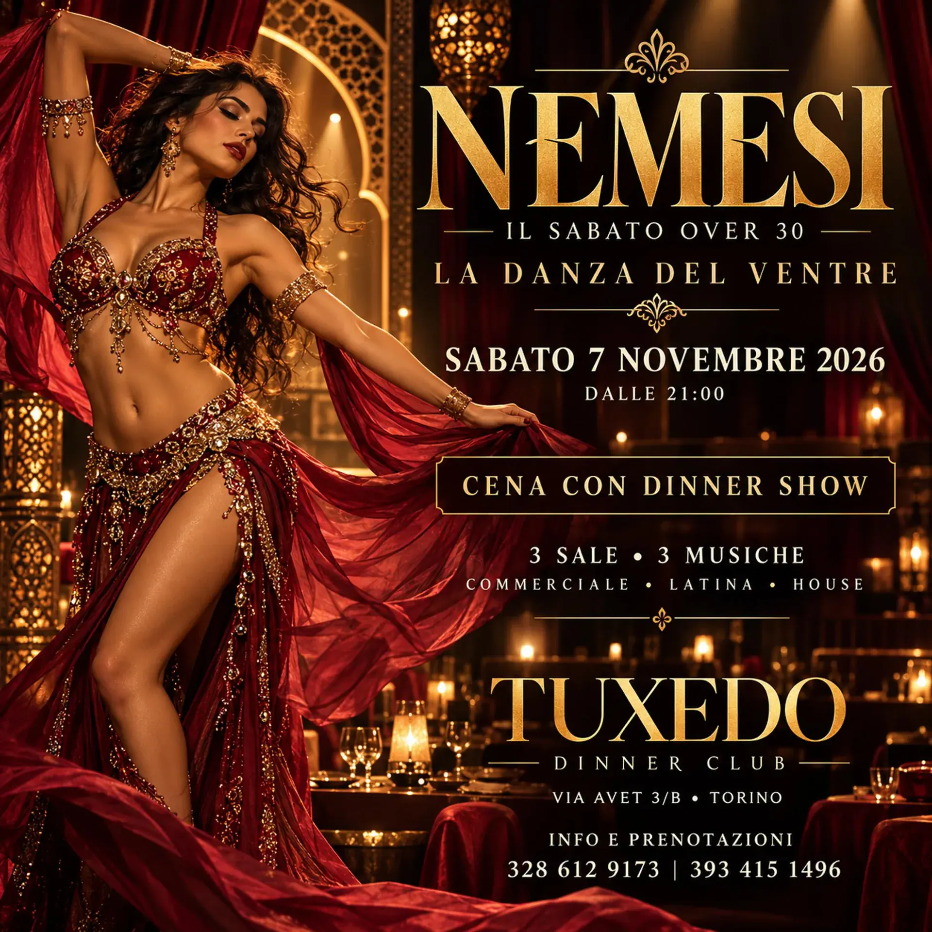 NEMESI - Il sabato Over 30 - La danza del ventre