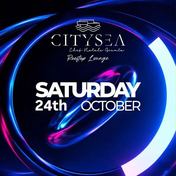 Saturday Night City Sea Rooftop