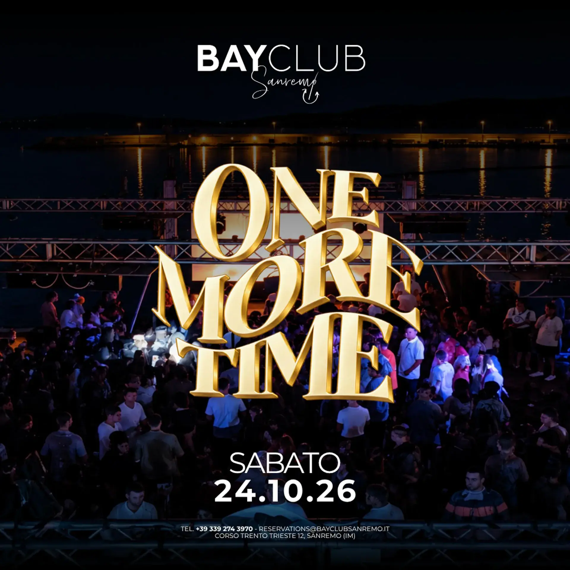ONE MORE TIME | Bay Club Sanremo