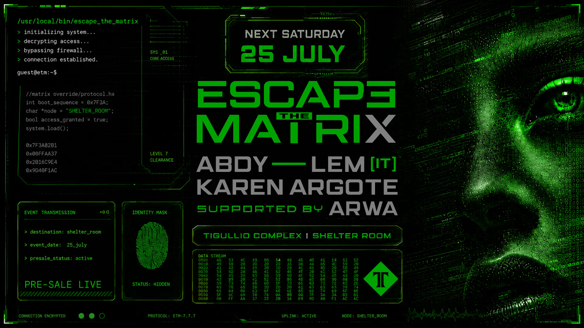 ESCAPE THE MATRIX