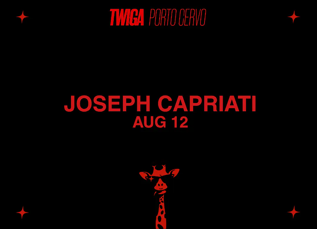 JOSEPH CAPRIATI at TWIGA Porto Cervo