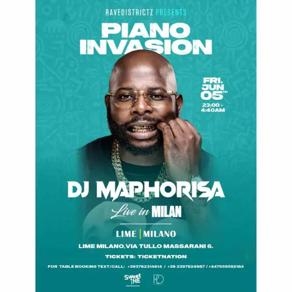 RaveDistrictz präsentiert: DJ MAPHORISA Live | Lime Club