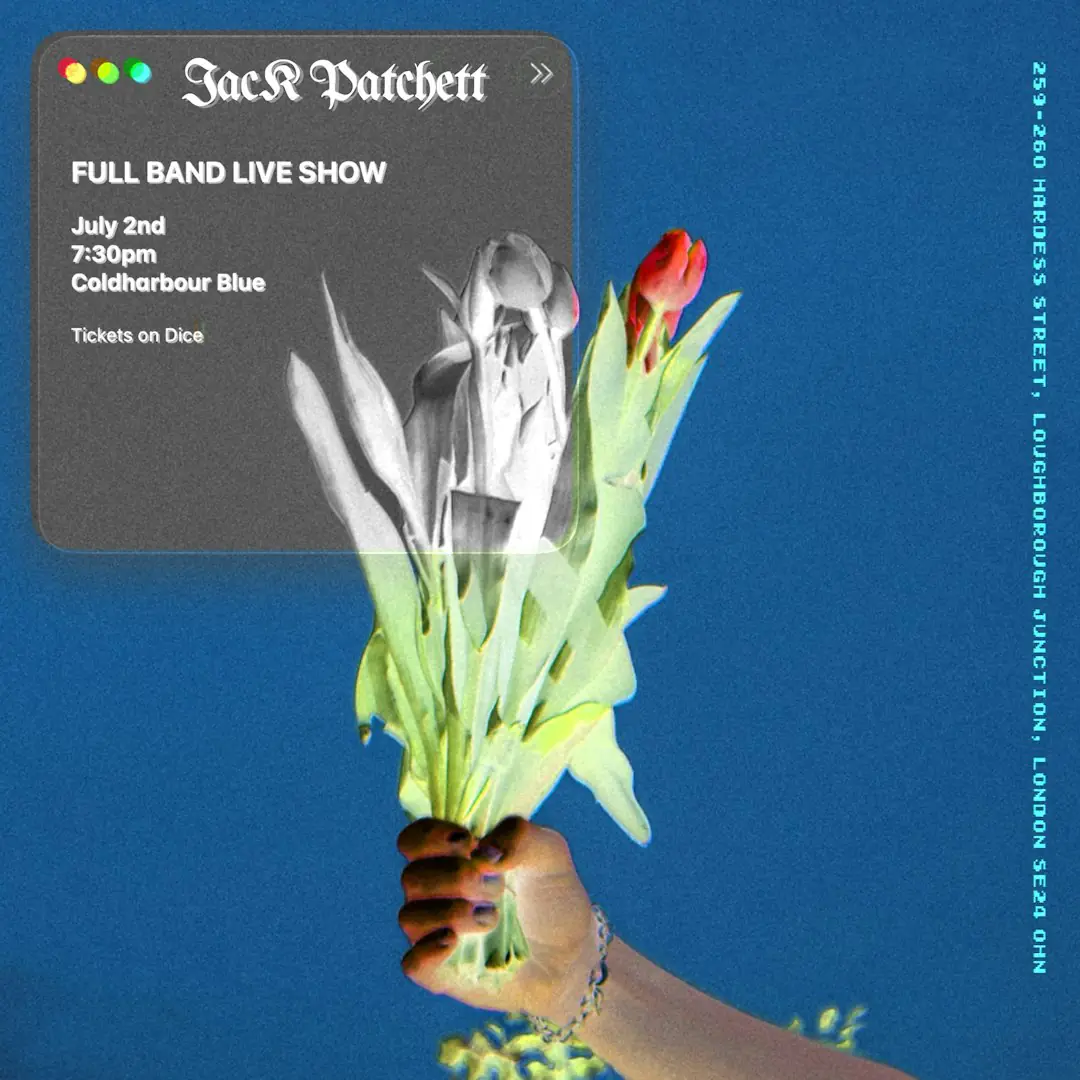 Jack Patchett 'my head, so far under' EP launch show