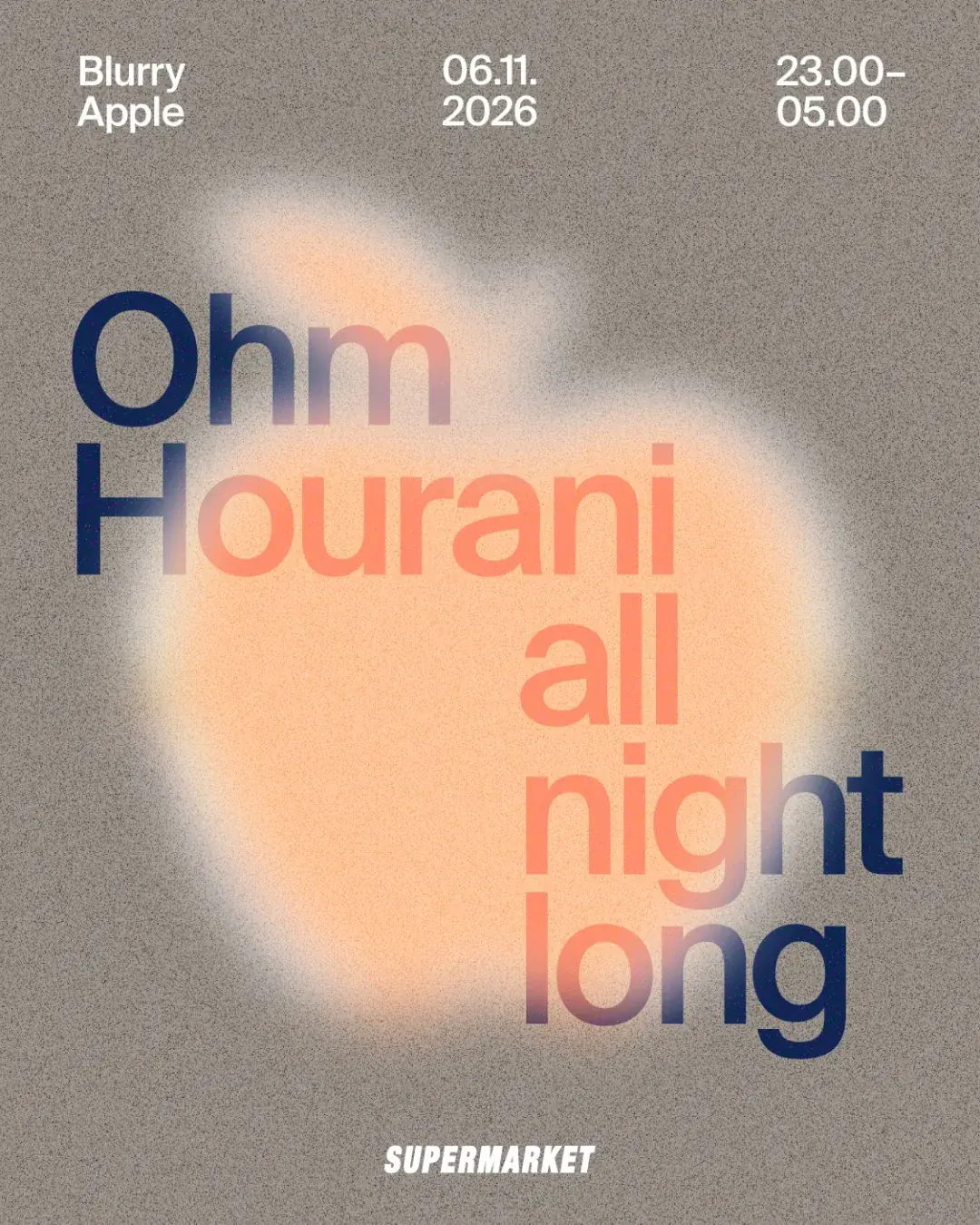 Blurry Apple - Ohm Hourani all night long