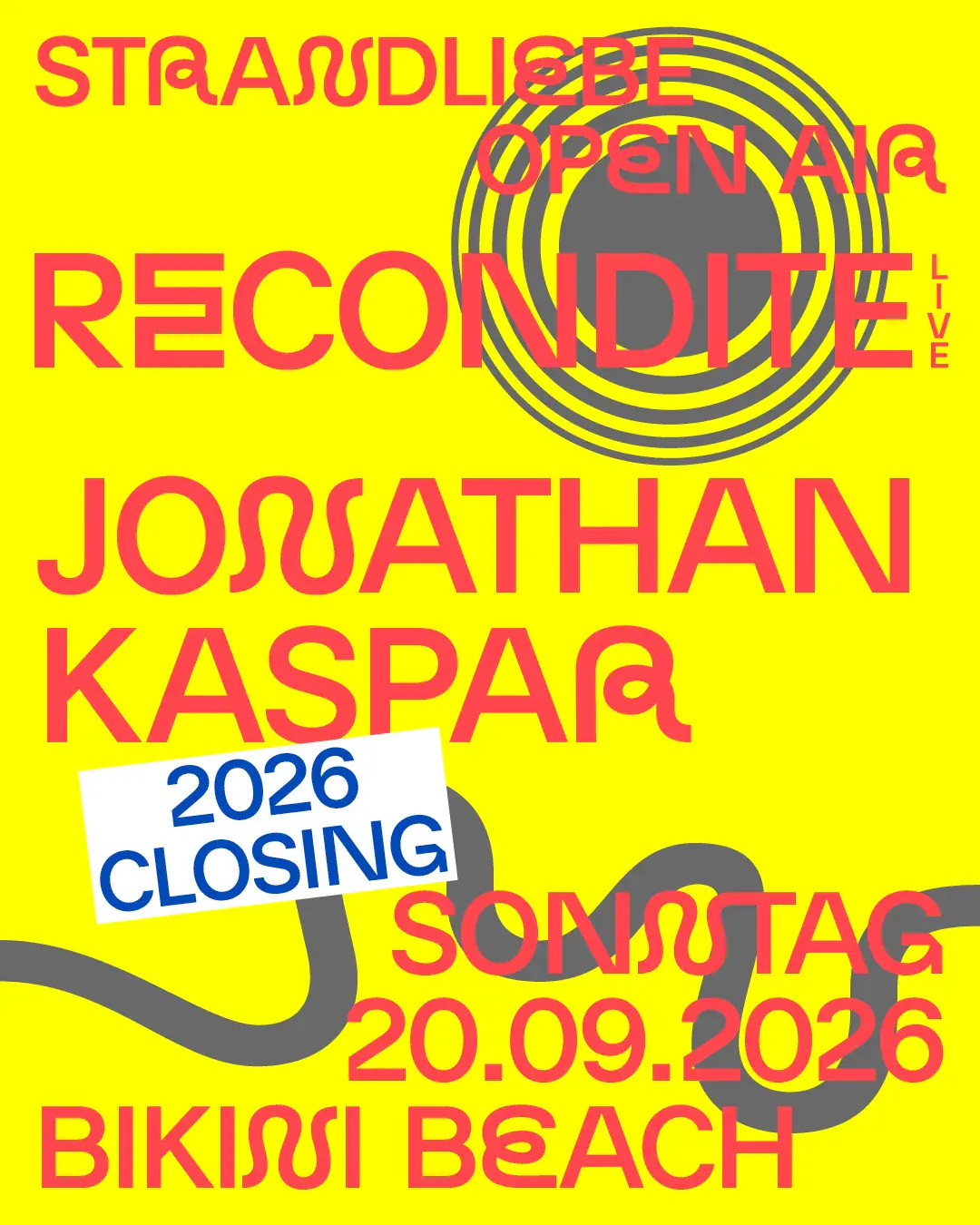 Recondite & Jonathan Kaspar - strandliebe Open Air Saison Closing