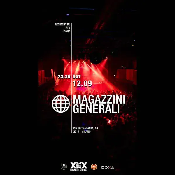 Discoteca Magazzini Generali Milano Sabato