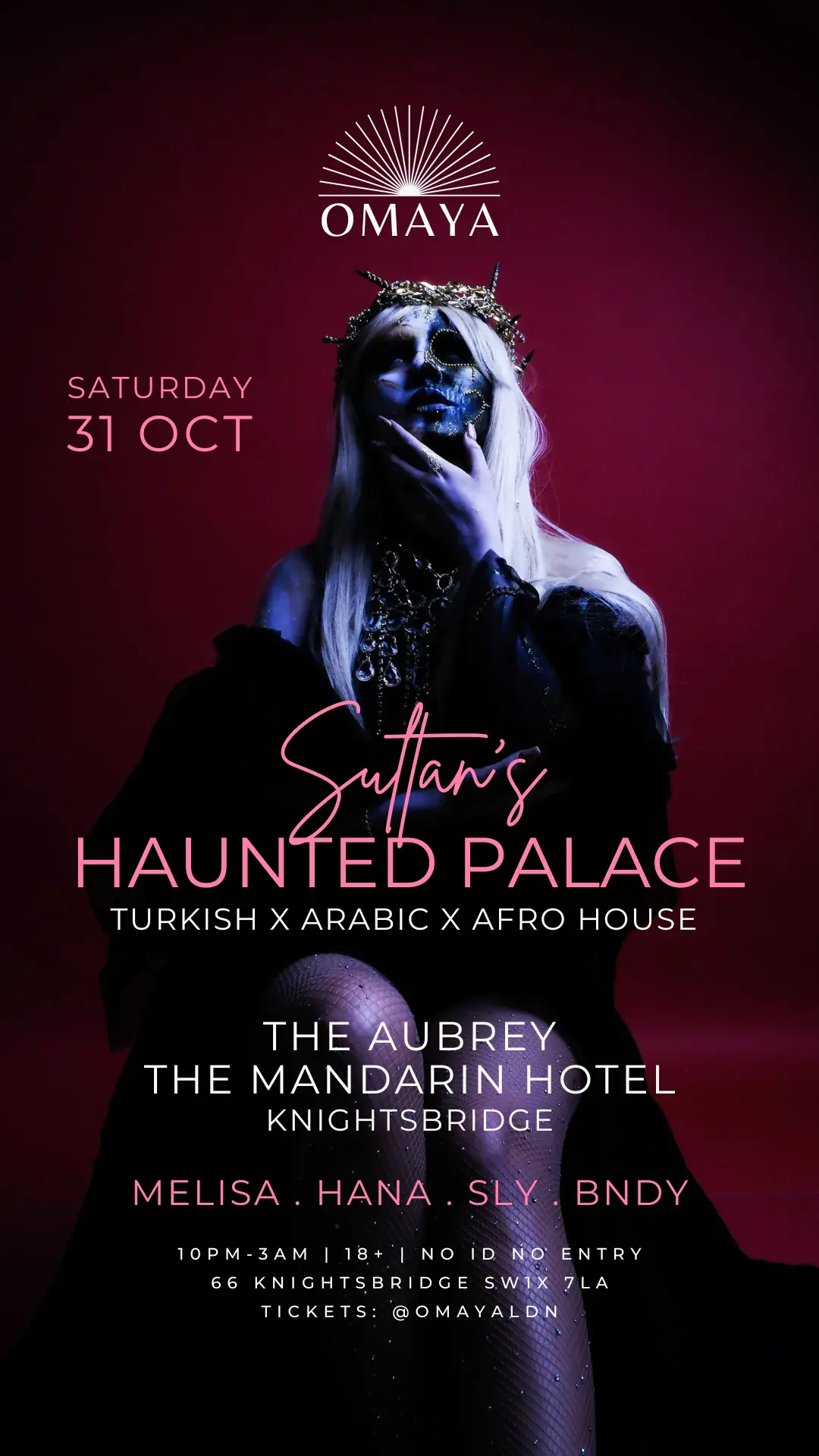 Sultan's Haunted Palace - Turkish Arabic & Afro House - Knightsbridge
