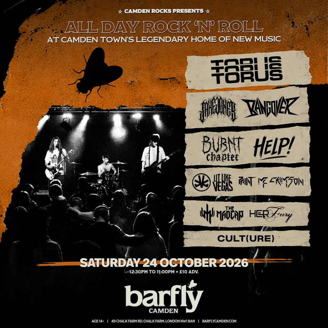 Camden Rocks All Dayer w / Torus & more