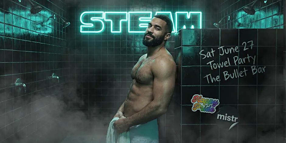 STEAM Towel Party LA - Pride Month Edition