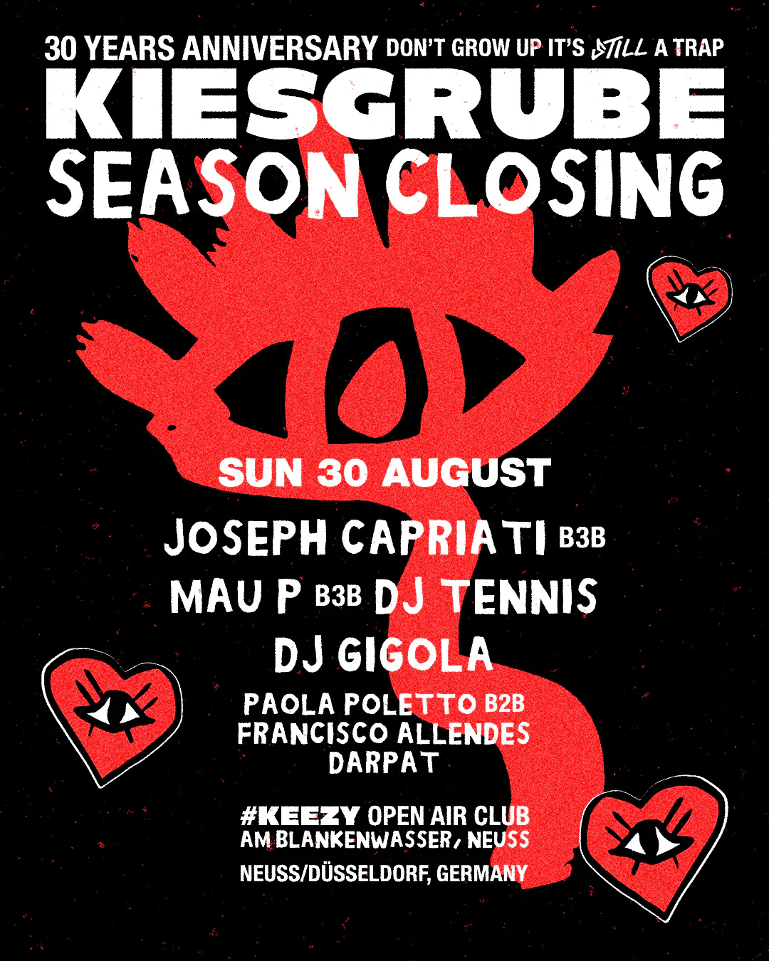 Kiesgrube presents THE SEASON CLOSING with Joseph Capriati, B2B Mau P, SPECIAL GUEST