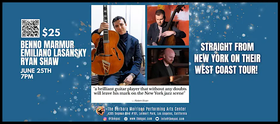 Benno Marmur West Coast Tour: featuring Ryan Shaw and Emiliano Lasansky