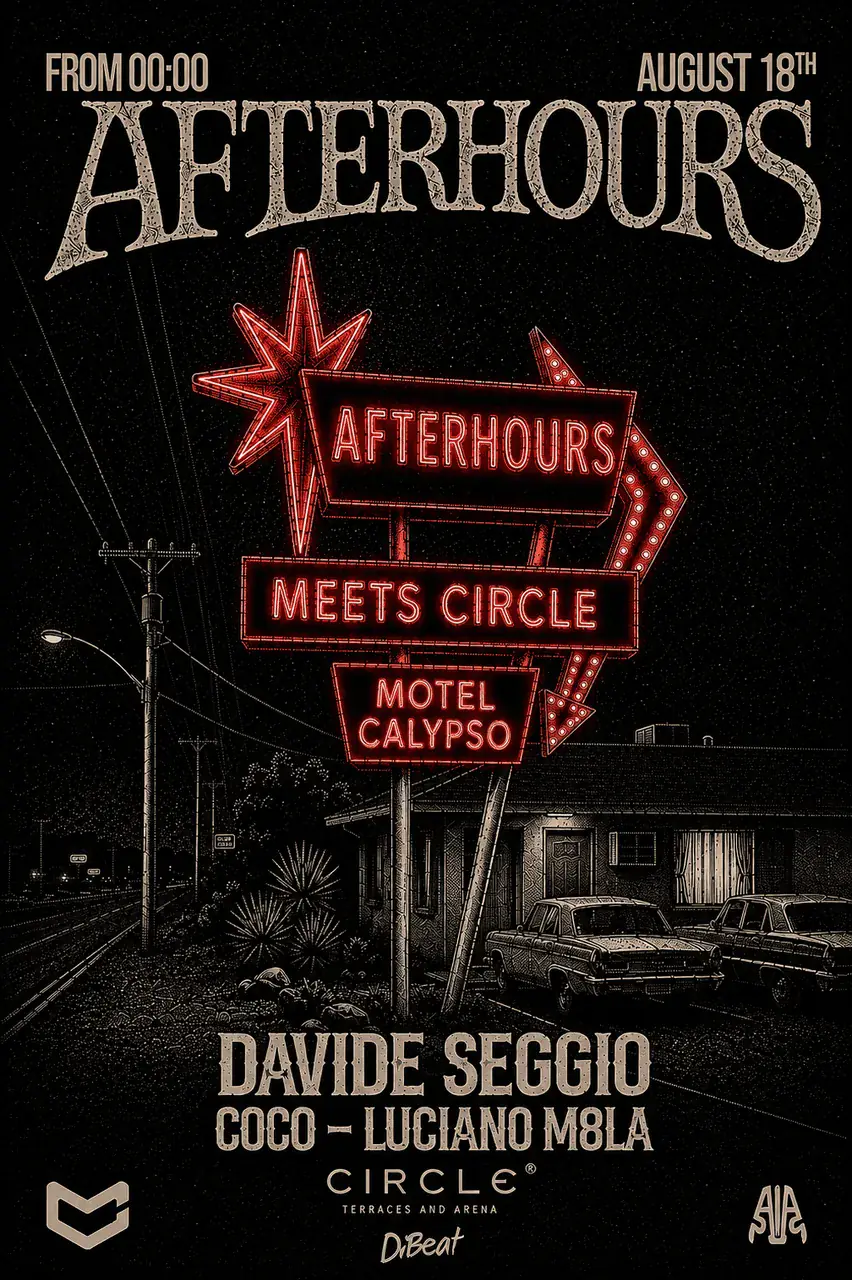 AFTERHOURS w / DAVIDE SEGGIO from MOTEL CALYPSO