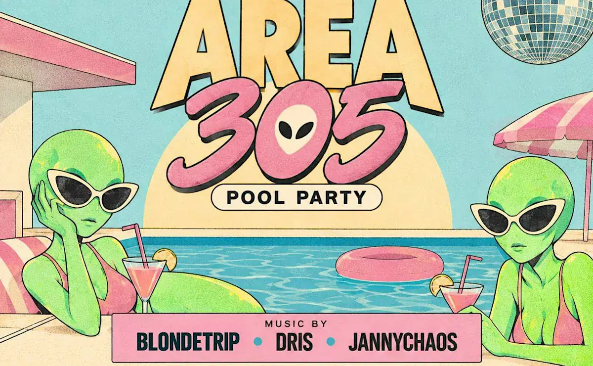 Area 305 Halloween Alien Pool Party Miami Brickell