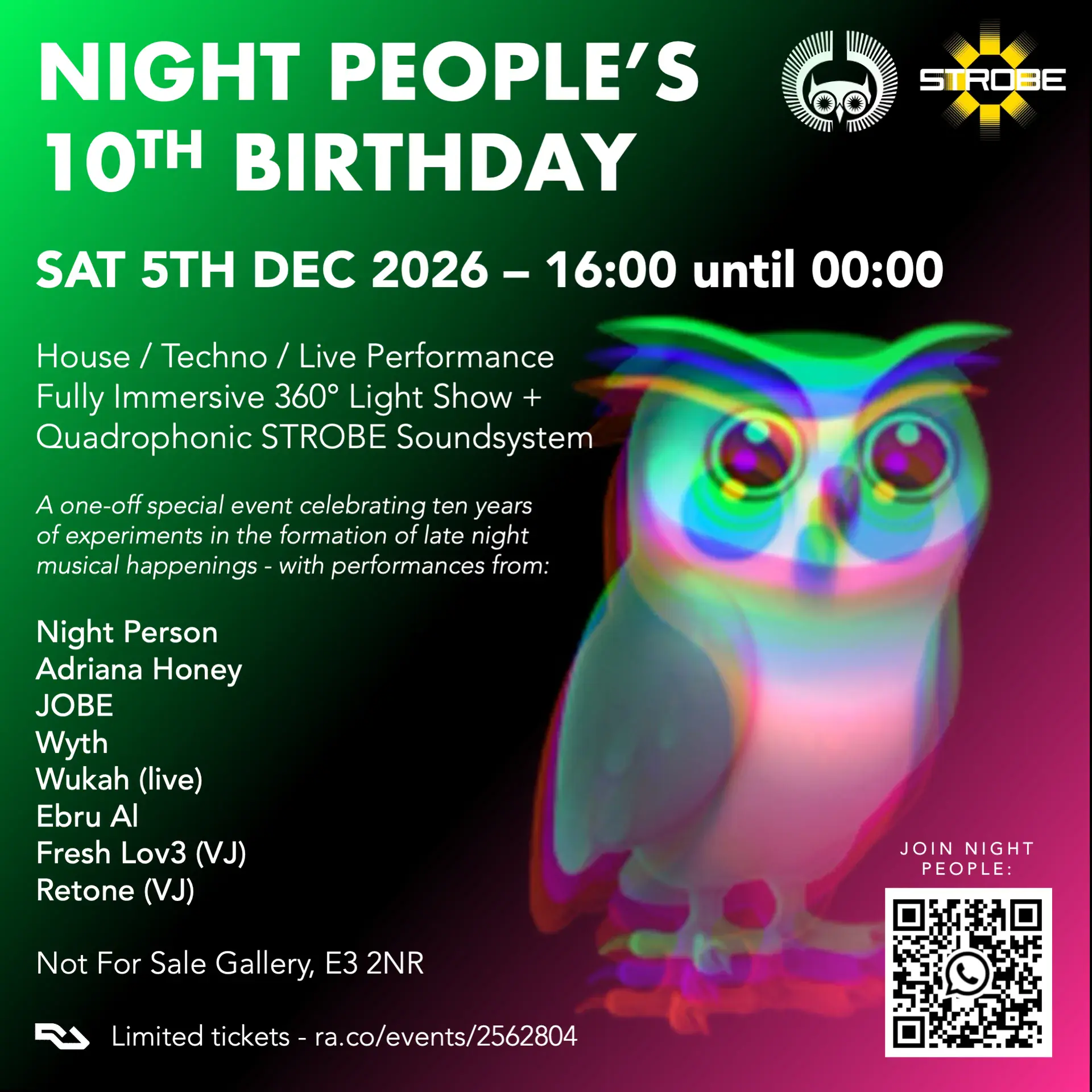 Night People's 10th Birthday