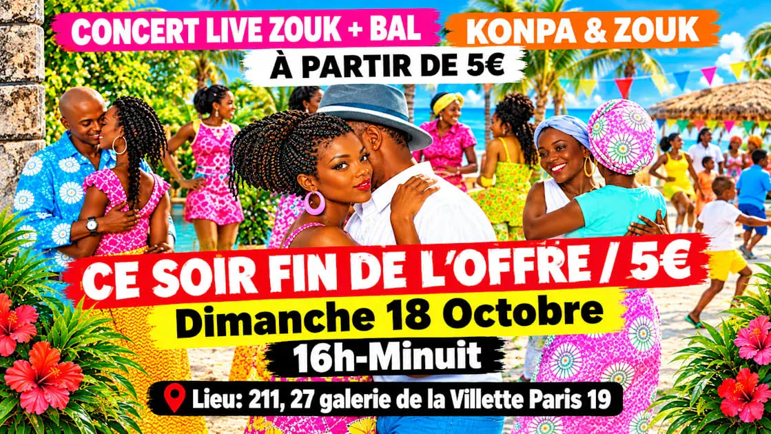 Grand Bal Rétro Zouk et Konpa vs Gouyad