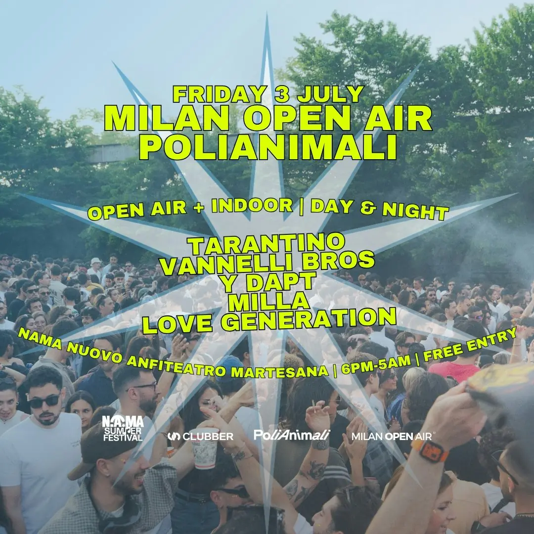 Milan Open Air & Polianimali - Day & Night - Nama Summer Arena