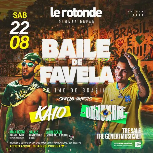 Baile de Favela - Pool Party / Special Guest: VISIONARE + KAYO
