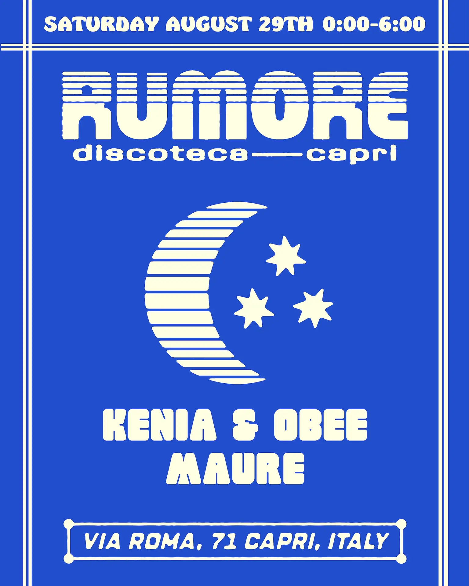Rumore Season 26 Party N°41 W / Kenia, Obee & Maure