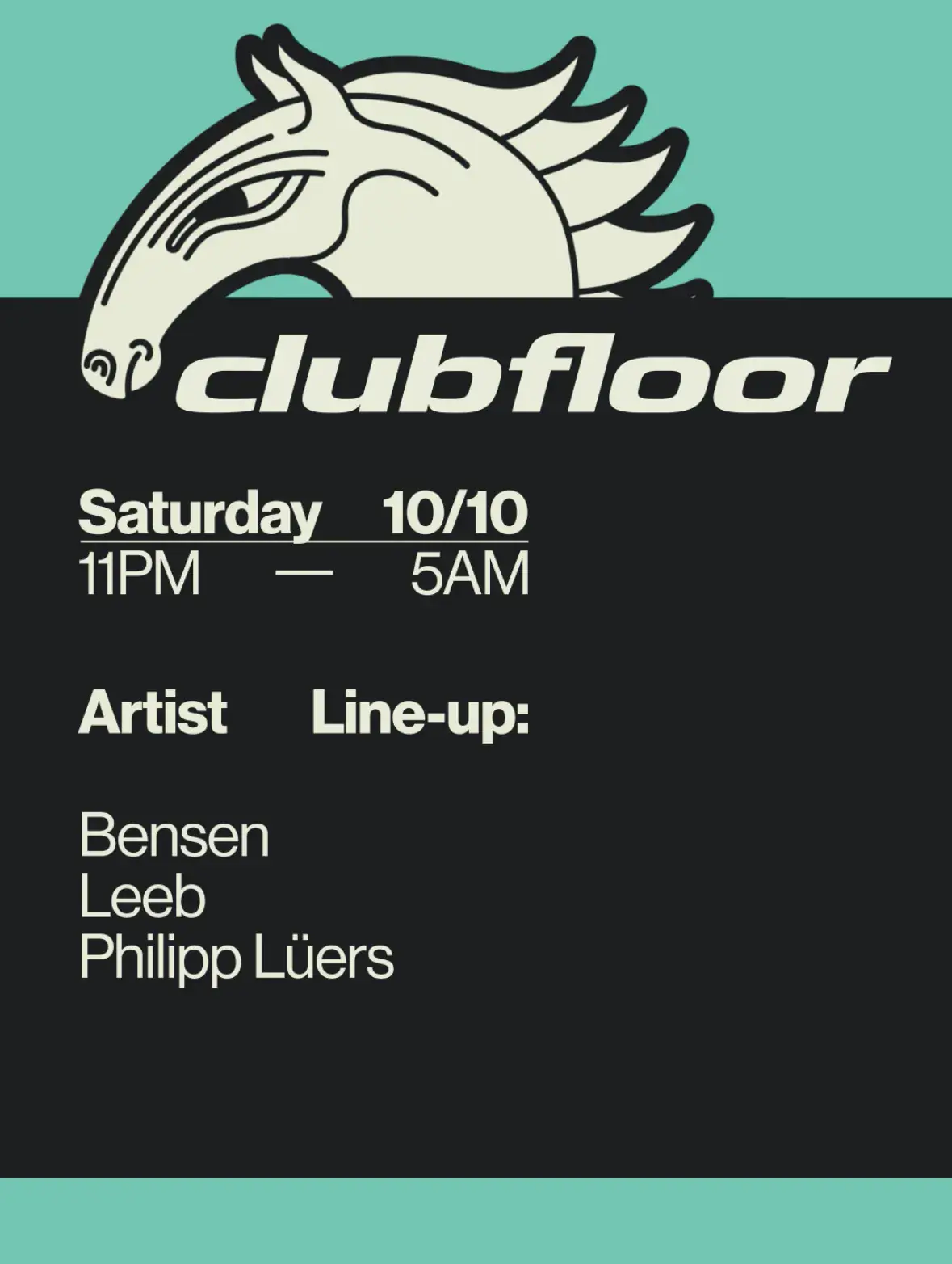 Clubfloor w / Bensen, Leeb, Philipp Lüers