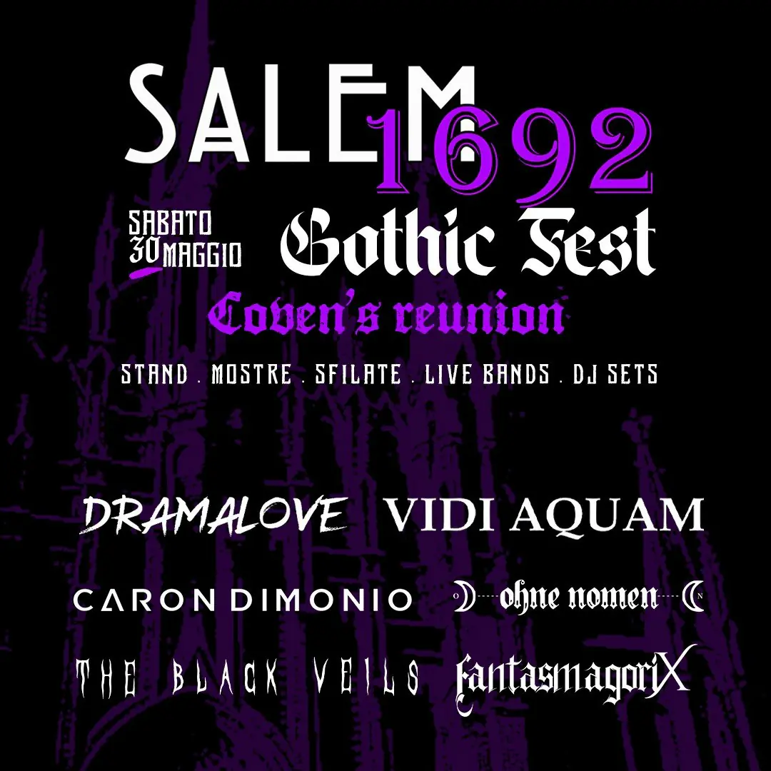 SALEM 1692 GOTH FEST - Reunión del aquelarre