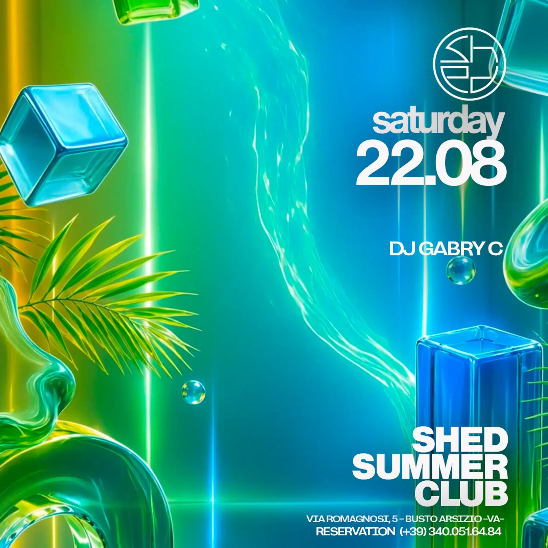 SHED SATURDAY -22.08.2026