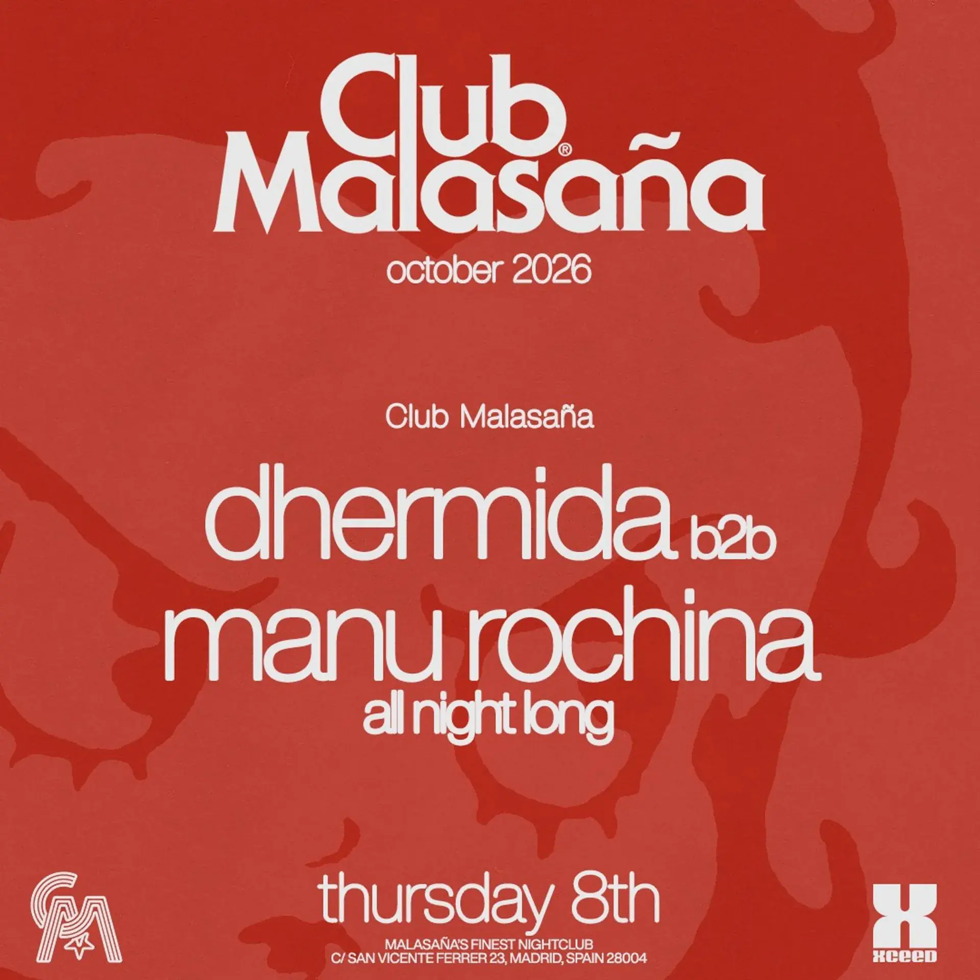 Dhermida b2b Manu Rochina toute la nuit