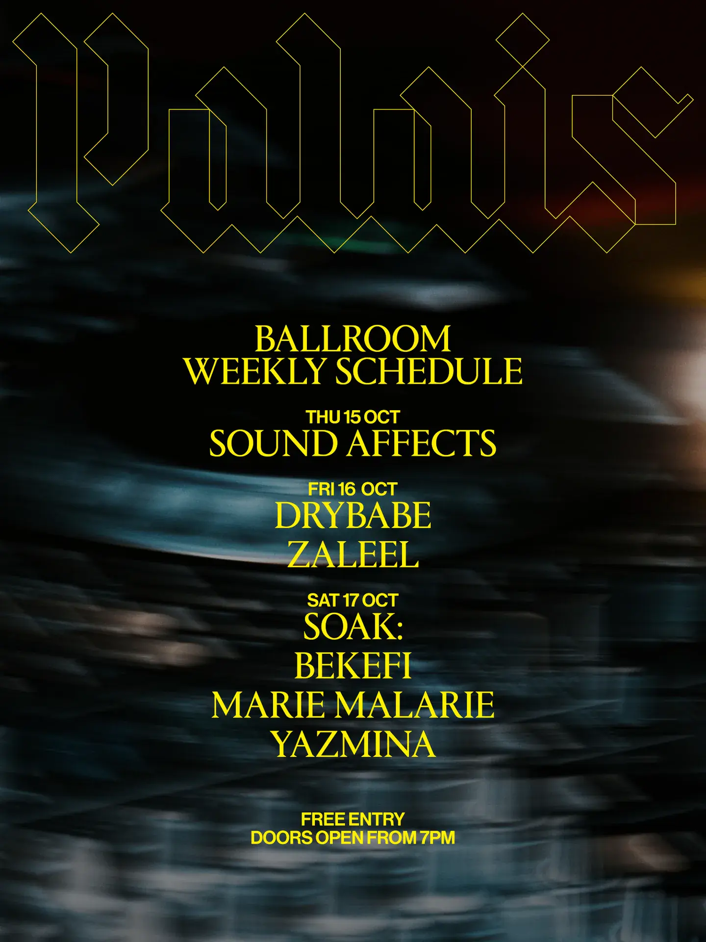 Ballroom at Palais: Sound Affects