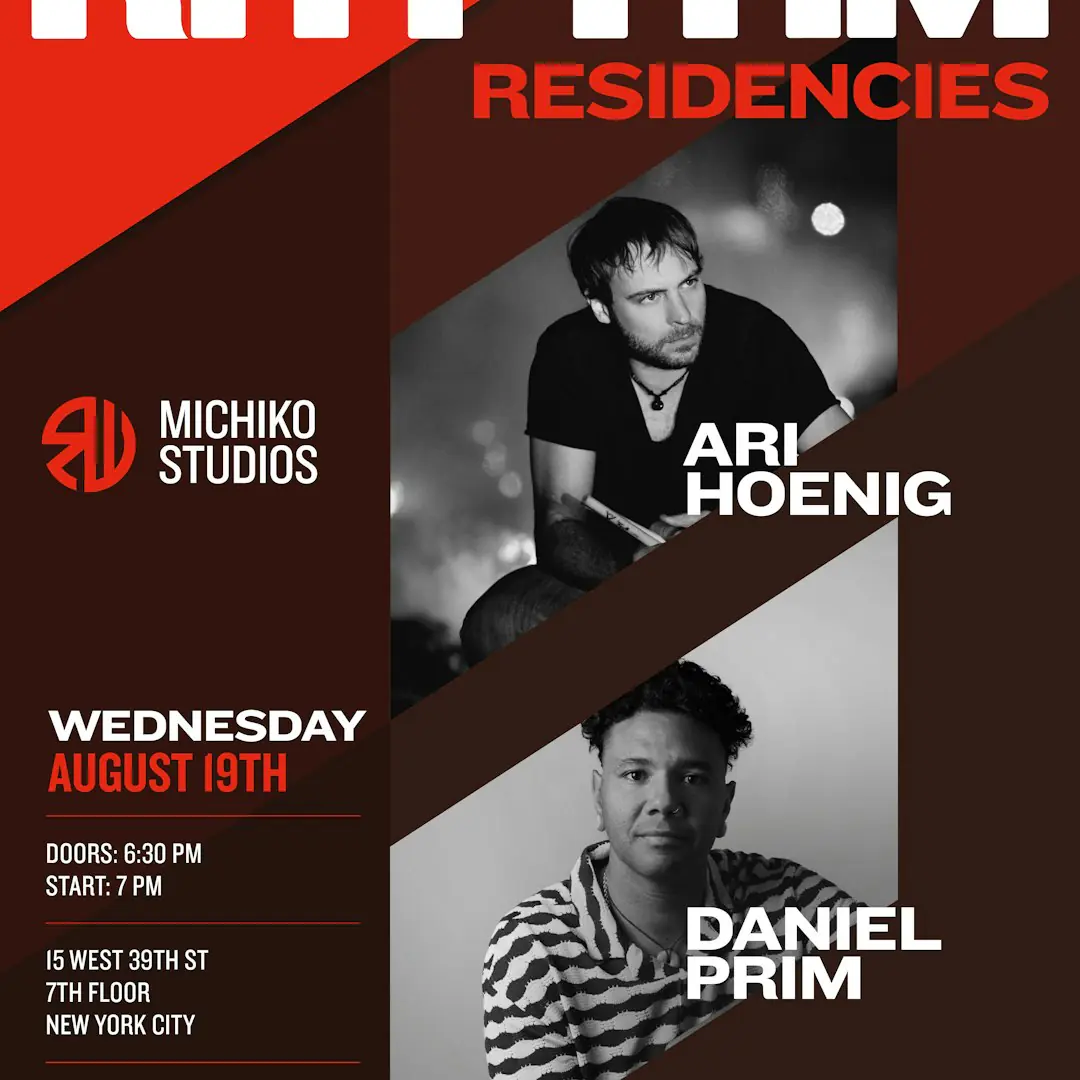 Rhythm Residency 1: Ari Hoenig + Daniel Prim