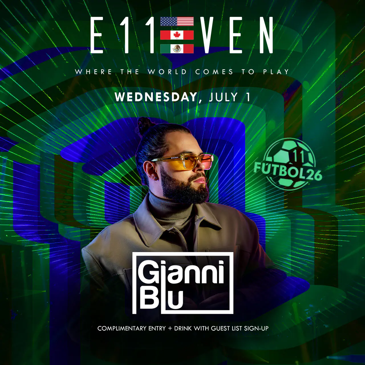 Gianni Blu at E11EVEN