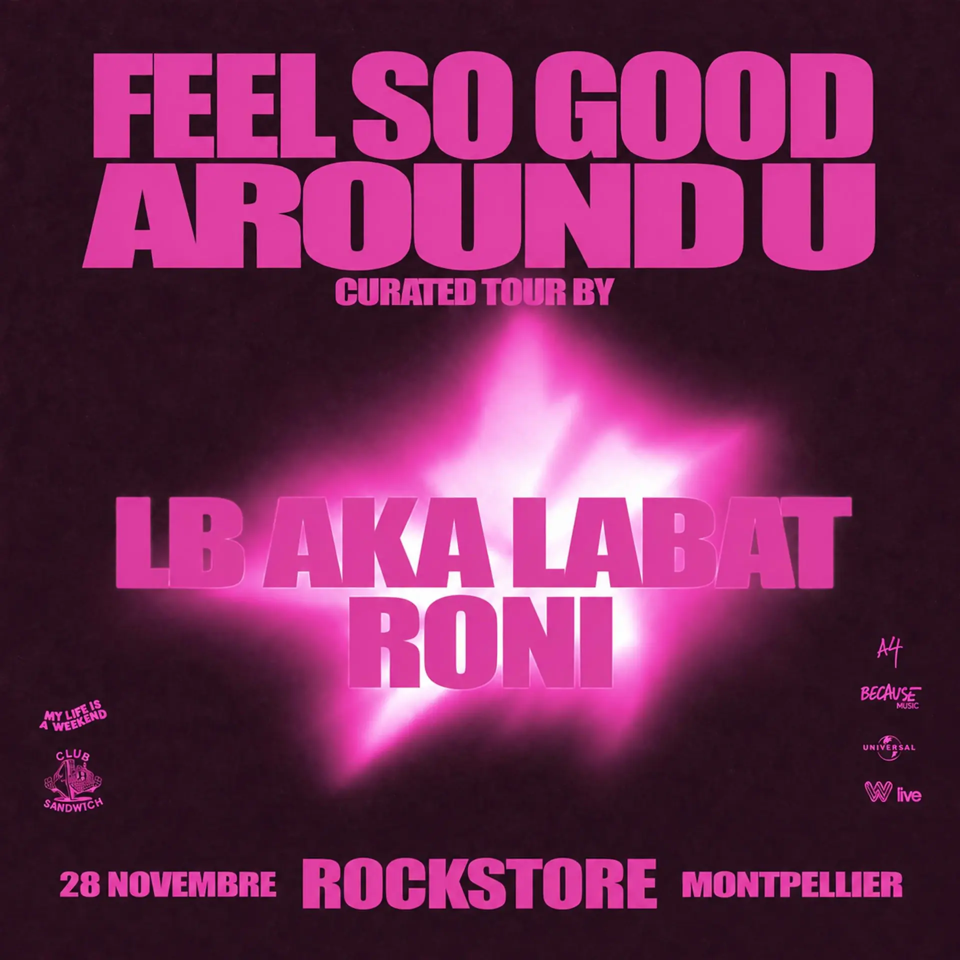 Club Sandwich: LB aka LABAT curated tour w / RONI
