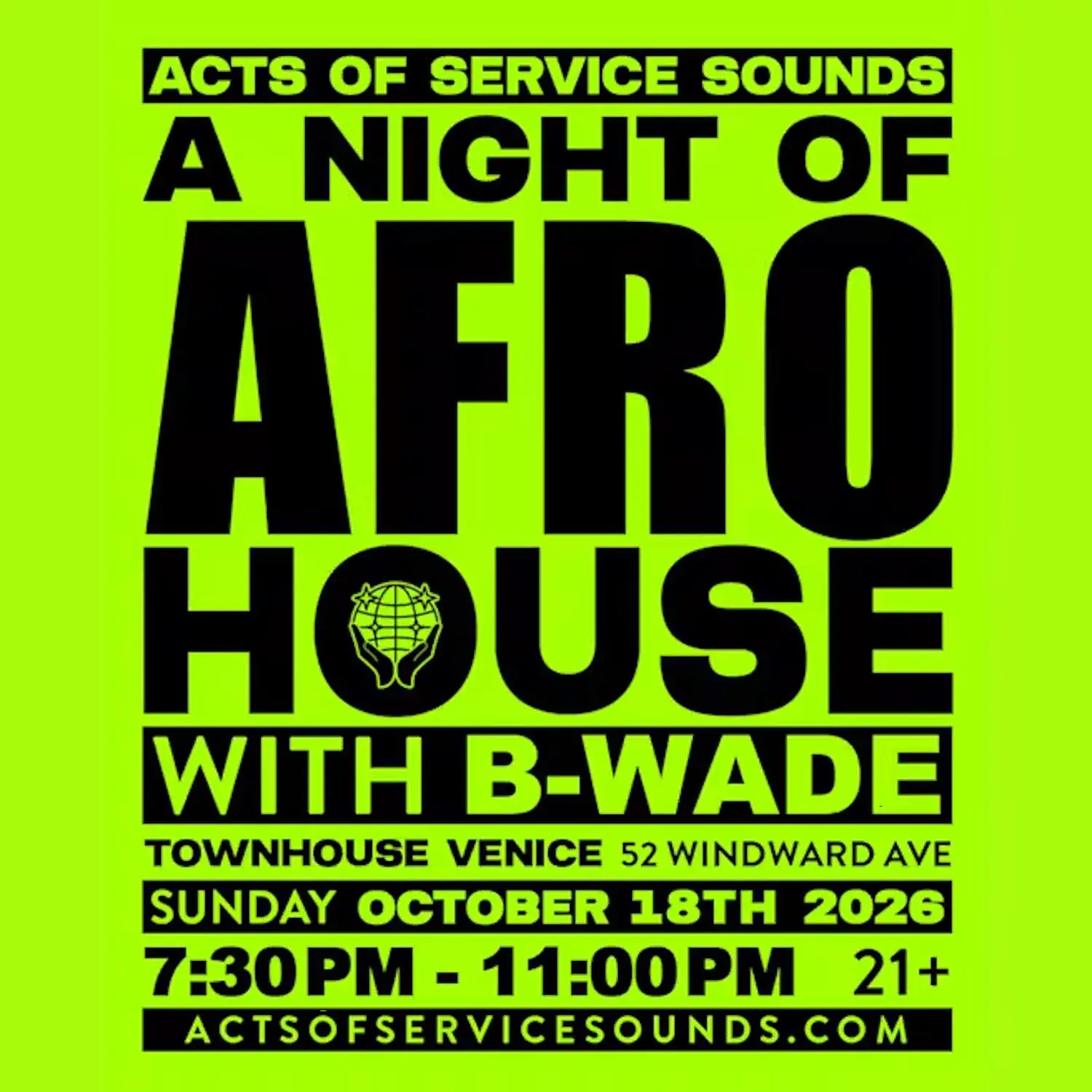 Una noche de Afro House con B-Wade