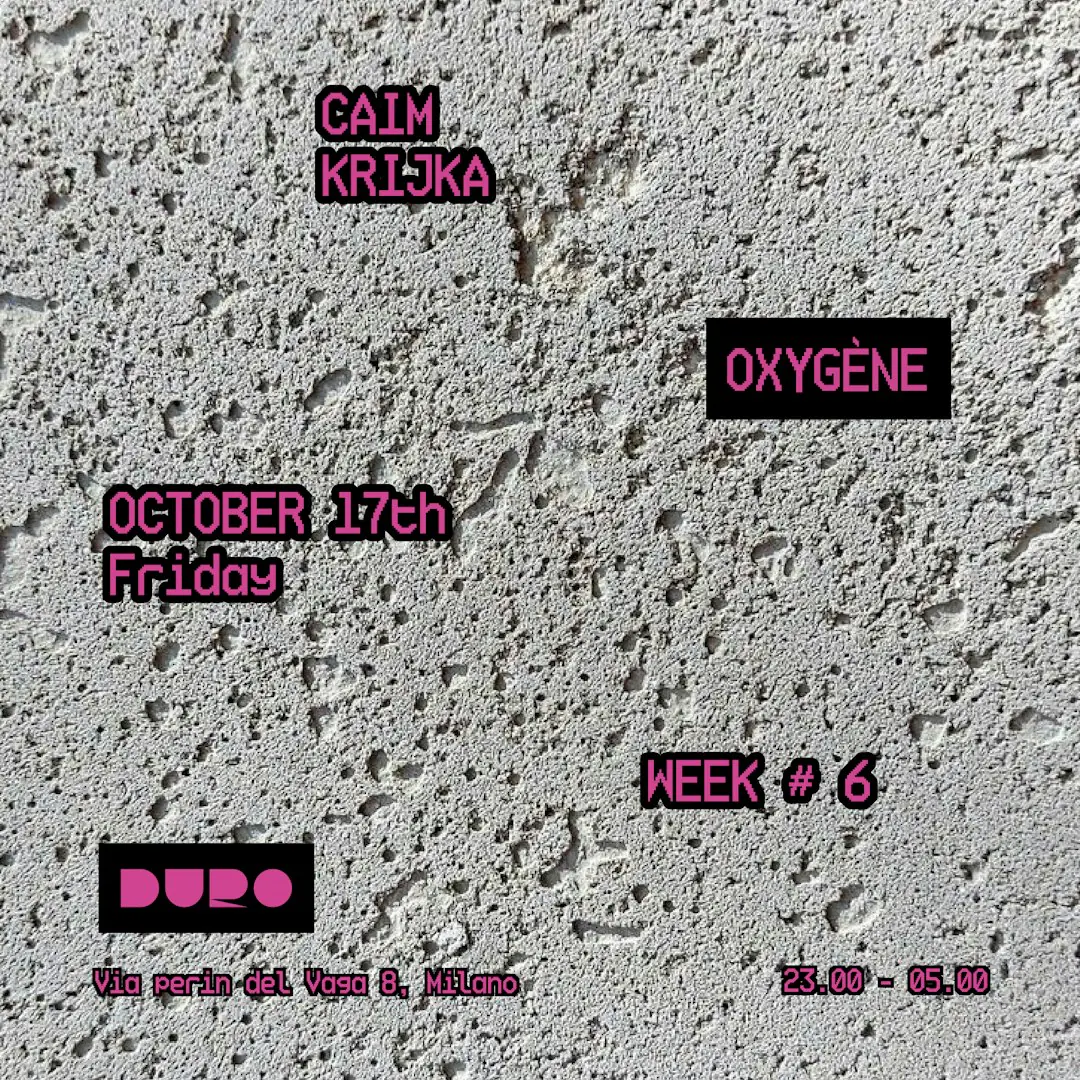 OXYGÈNE | Caim | Krijka