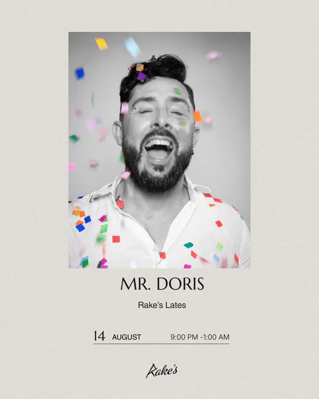Rake's Lates presents Mr Doris