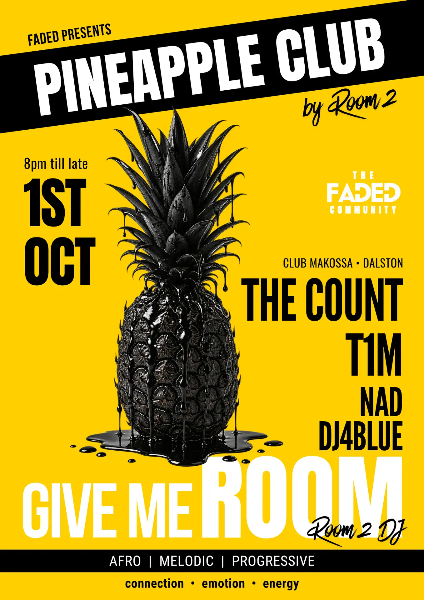 Pineapple Club by Room2 (FREE ENTRY)