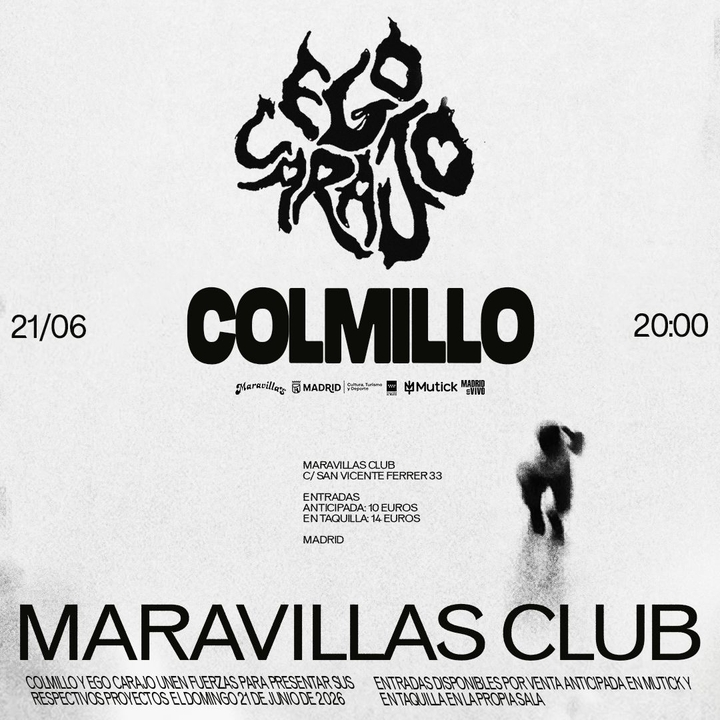 Colmillo + Ego Carajo - Sala Maravillas