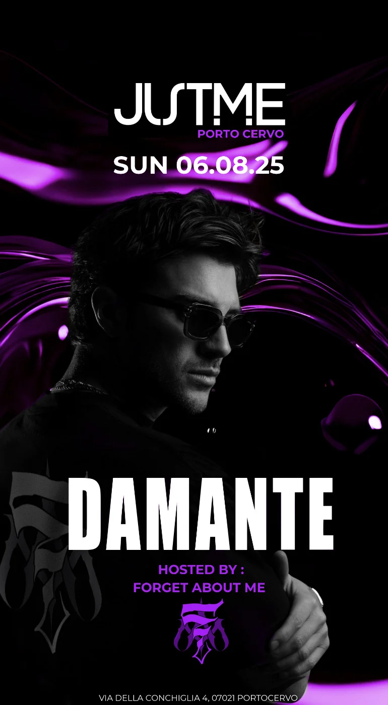 ANDREA DAMANTE au JUST ME Porto Cervo