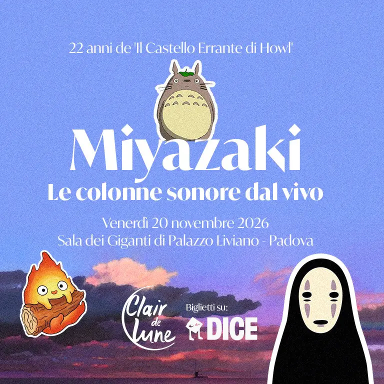 Miyazaki - le colonne sonore live a Padova