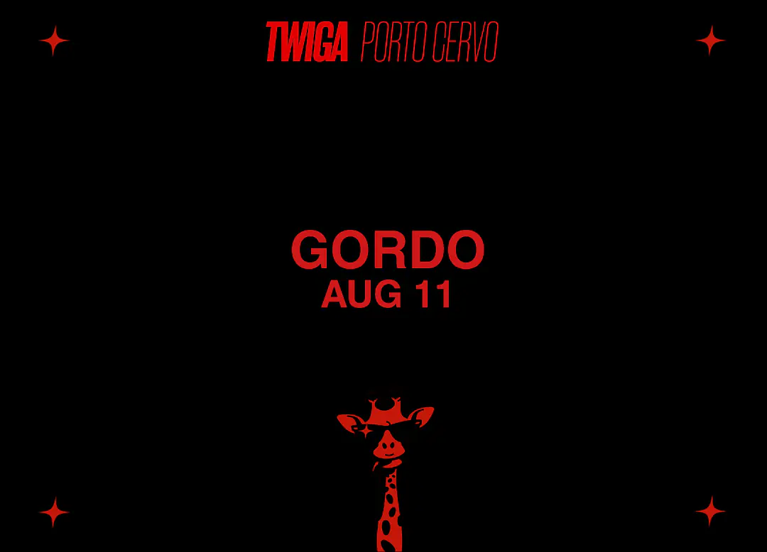 GORDO at TWIGA Porto Cervo